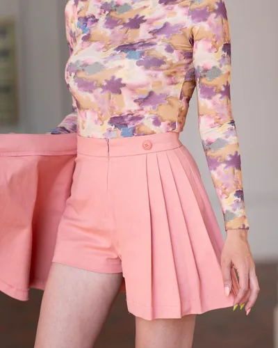Vista 5 de The Drop Falda pantalón retro Rosette para mujer por afashionnerd