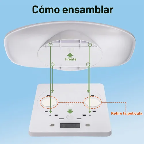 Vista 4 de Báscula digital para mascotas, báscula electrónica LCD con bandeja, máx. 33