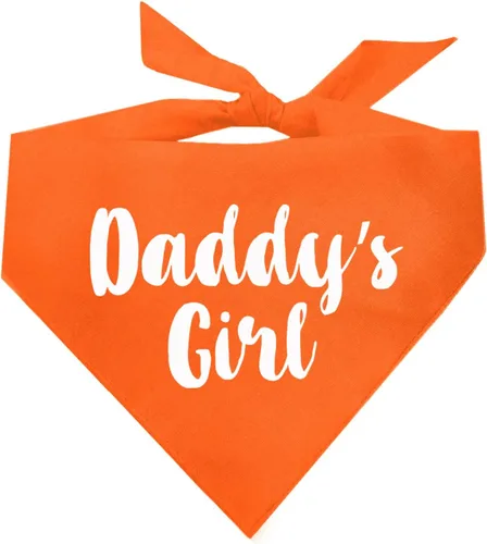 Vista 15 de Daddy's Girl - Bandana para perro para el día del padre (negro, XS 5)