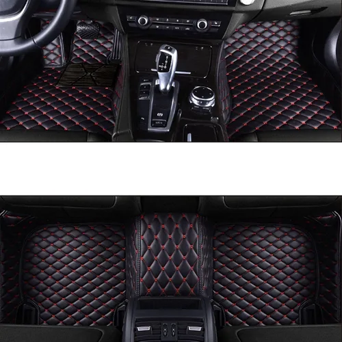 Vista 11 de Tapete de cuero completo envolvente personalizado para Nissans Sulphy Teana J32/L33 Sentra Qashqai J10/J11 Leaf March GTR Cefiro Terra