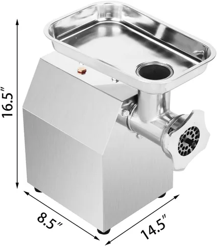 Vista 7 de 122Kg/H Heavy Duty Max Powerful Home Portable Sausage Stuffer Meat Mincer Food Processor