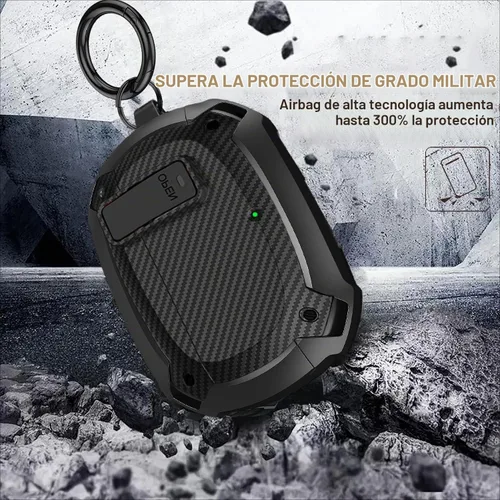 Vista 2 de Beats Studio Buds/Studio Buds+ Funda Protectora 2021/2023 para Hombres Clip de Bloqueo con Kit de Limpieza, GARTOO Beat Studio Bud Plus Funda