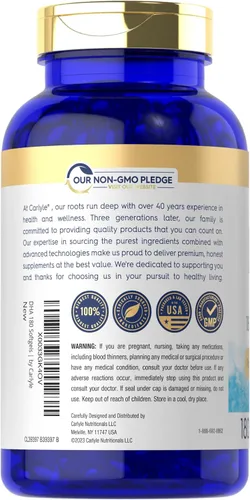 Vista 3 de Carlyle DHA Suplemento 1500mg 180 cápsulas blandas Suplemento Omega-3