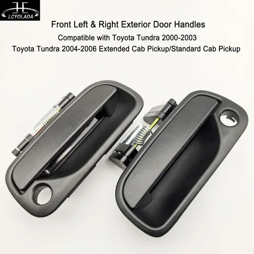 Vista 5 de 2 manijas exteriores de la puerta delantera izquierda para conductor y pasajero derecho para Toyota Tundra 2000-2003, para camioneta Tundra