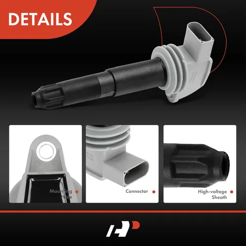 Vista 5 de A-Premium Paquete de bobinas de encendido del motor compatible con Porsche 911 2009-2019, Boxster 2009-2016, Cayman 2009-2012 2014-2016 Compatible