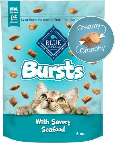 Vista 9 de Blue Buffalo Golosinas crujientes para gatos, bolsa de pollo de 2 onzas (paquete de 6)