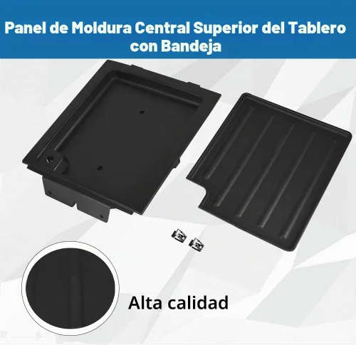 Vista 5 de Panel de Cubierta de la Consola Central Superior para Tablero Compatible con Ford F150 2004-2008