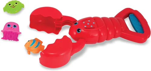 Vista 4 de Melissa & Doug Parche soleado Louie Colector de garras de langosta, Agarrar y apretar piscina de juguete.