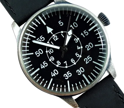 Vista 2 de Mil-Tec Retro Mechanical Dial Aviator Watch