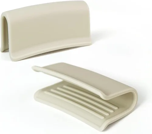 Vista 9 de Carrotez - Agarraderas de silicona para ollas, cubiertas de mango resistentes al calor para la cocina, accesorios para ollas holandesas de hierro