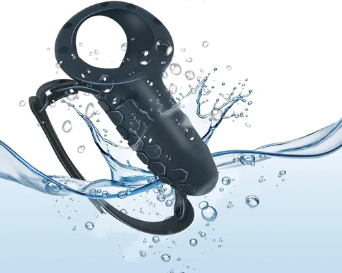 Vista 8 de Controller Grip Cover for Quest 3 Accessories Silicone Grips Strap Cover Protector with Knuckle Straps (Black)
