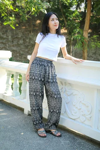 Vista 5 de Lannaclothesdesign Elefante Hippie Boho Yoga Harem Pantalones
