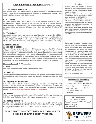 Vista 4 de American Cream Ale Homebrew Kit de ingredientes de cerveza