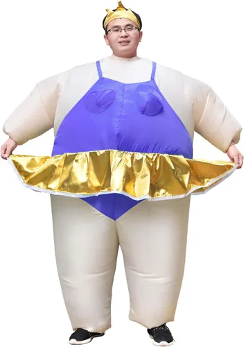 Vista 2 de JYZCOS - Disfraz de bailarina inflable para adultos