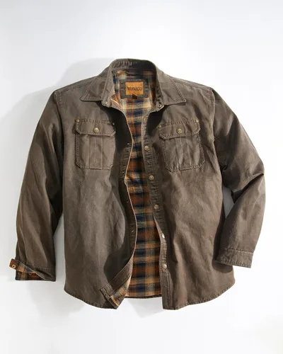 Vista 4 de Venado Cotton Suede Concealed Carry Shirt Jacket