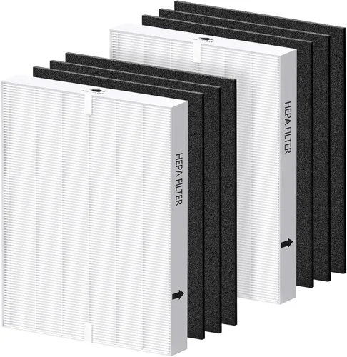 Vista 10 de AP-1512HH Juego de filtros de repuesto para purificadores de aire Coway Airmega AP-1512HH y 200M, 1 filtro HEPA y 2 prefiltros de carbono