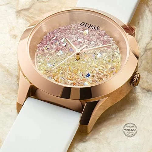 Vista 5 de GUESS Womens Analogue Watch Crush with Silicone Strap