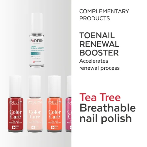 Vista 5 de PODERM - Restaura la apariencia de uñas descoloridas o dañadas, ingredientes 100% naturales y veganos - Fabricado en Suiza