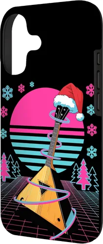 Vista 2 de Christmas Synthwave Balalaika Case for iPhone 17