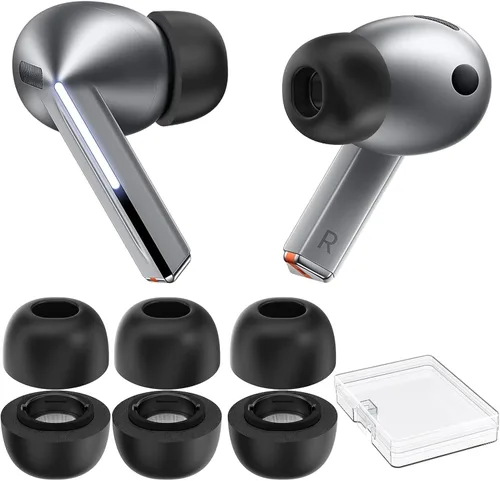 Vista 9 de AhaStyle Galaxy Buds Live - 6 pares de auriculares de silicona Negro para Galaxy Buds Live