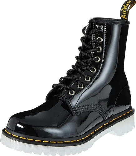 Vista 23 de Dr. Martens, Botas industriales ligeras para mujer Maple Zip con puntera de acero Negro
