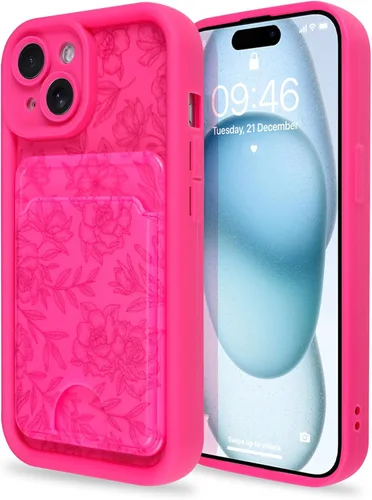 Vista 105 de MZELQ Compatible con iPhone 11 Funda TPU Soporte para Tarjetas Cubierta de Billetera, Protección de Cámara + Protector de Pantalla Funda Suave