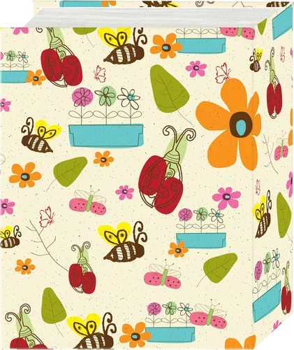 Vista 2 de Pioneer Photo Albums - Álbum de fotos A4-100/D A4-100 Doodles, 100 bolsillos de 4 x 6 pulgadas