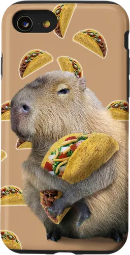 Vista 18 de Capybara Capybaras Eating Taco - Carcasa para iPhone 17