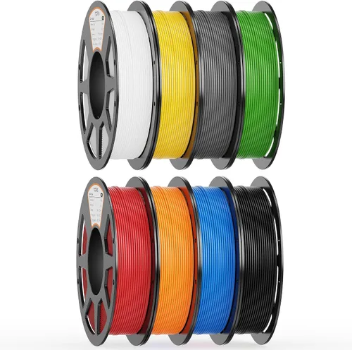 Vista 19 de Paquete de filamento PLA de 0.069 pulgadas, 8 colores vibrantes, apto para Pla Bundle-250gx8-112020006