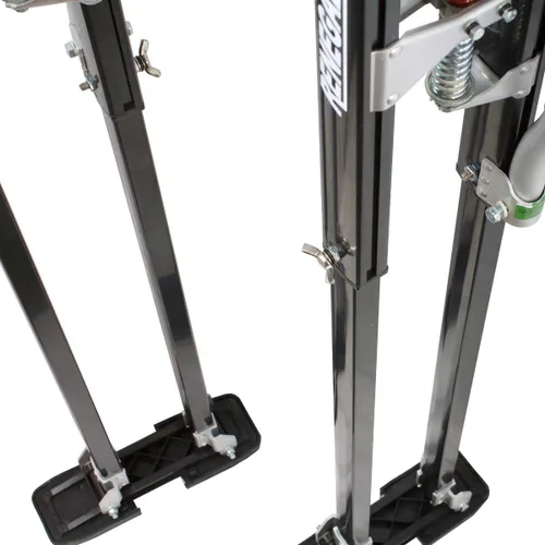Vista 3 de Renegade Pilotes para paneles de yeso Pro extra altos de 48 a 64 pulgadas de altura ajustable, construcción de aluminio, capacidad de carga de 225