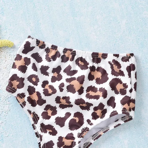 Vista 3 de Traje de baño de dos piezas con borlas, traje de baño de verano para niñas pequeñas
