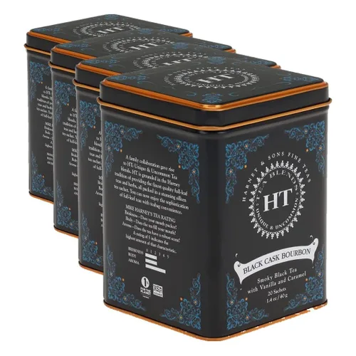 Vista 3 de Harney & Sons Té Rooibos African Autumn, HERBAL, lata de 20 sobres