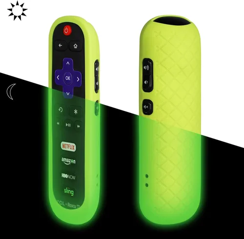 Vista 2 de [Nightglow Green] Funda para control remoto RC280, peso ligero