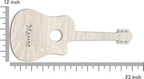 Vista 7 de Luz de guitarra LED única personalizada para colgar en la pared, personalizada con nombre para fanáticos de la música, hombres, mujeres, profesores