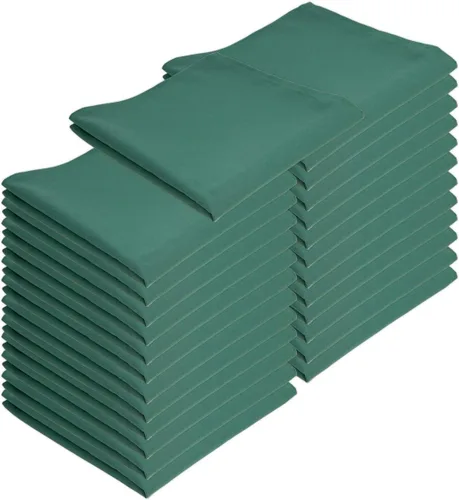 Vista 11 de Arkwright Servilletas de tela para restaurante, (paquete de 25) servilletas de poliéster hilado con bordes con dobladillo, ideal para cenas, bodas
