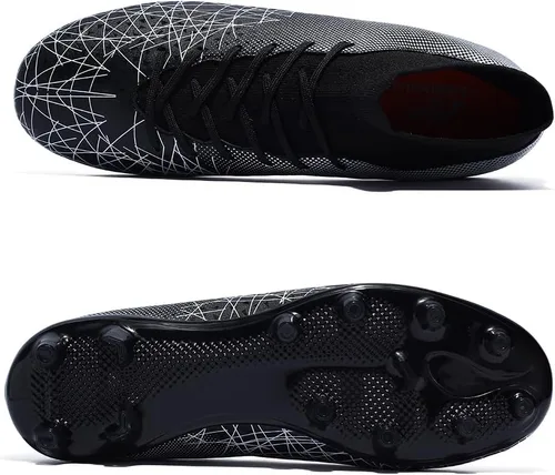 Vista 5 de Tacos de fútbol profesionales para hombre, zapatos de entrenamiento con picos altos, transpirables, atléticos, botas de fútbol para exteriores e
