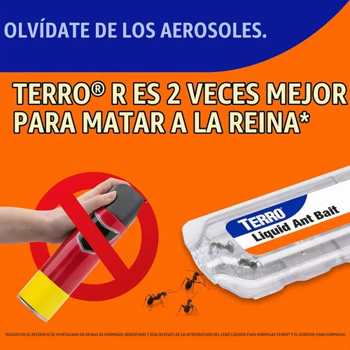 Vista 2 de TERRO T300 cebos líquidos para hormigas, 6 unidades Borax Formula, Kills the Queen & the Entire Colony, Liquid Ant Baits Indoor, Kills Household