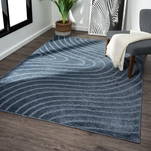 Vista 15 de LUXE WEAVERS Alfombra de Área Moderna Geométrica de Ondas Beige 2x3