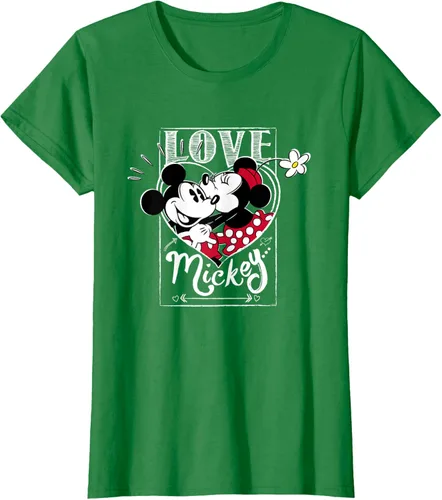 Vista 30 de Disney Mickey & Minnie Mouse Love Mickey - Camiseta para el día de San Valentín