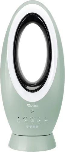 Vista 15 de LivePure LP1780 Ventilador recargable sin aspas con control remoto, temporizador de sueño, luz de acento. Ventilador portátil prémium para Negro