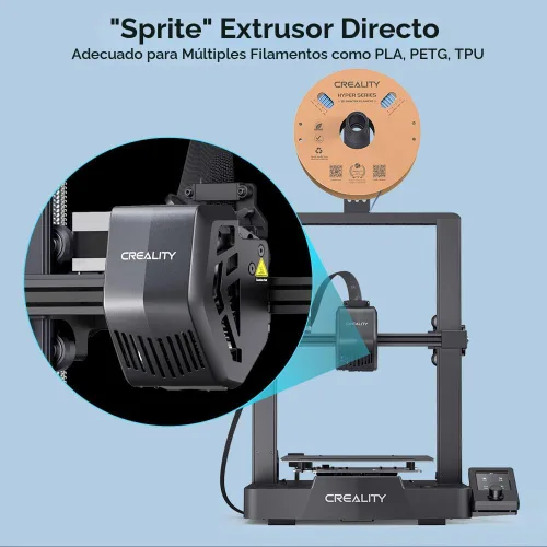 Vista 3 de Creality Ender 3 V3 SE Impresora 3D, velocidad de impresión de 250mm/s Impresoras 3D de bricolaje con nivelación automática CR Touch, extrusor