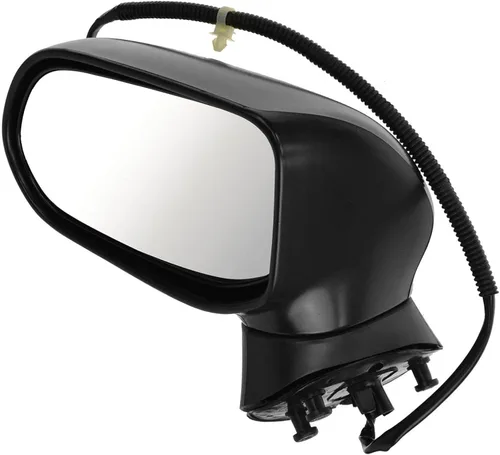 Vista 155 de TRQ Espejo plegable con calefacción eléctrica del lado del conductor con indicador de punto ciego pintura a juego negro liso compatible con Kia