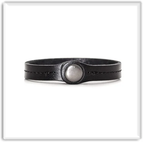Vista 3 de Xusamss Pulsera de cuero Punk Rock Snap