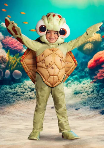 Vista 4 de Disfraz de Squirt de Buscando a Nemo de Disney y Pixar para Niños Pequeños Multicolor