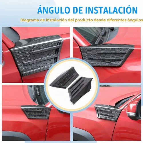 Vista 7 de Cubierta de guarnición para parachoques superior de automóvil compatible con Toyota Tacoma 2016 2017 2018 2019, panel decorativo de guarnición