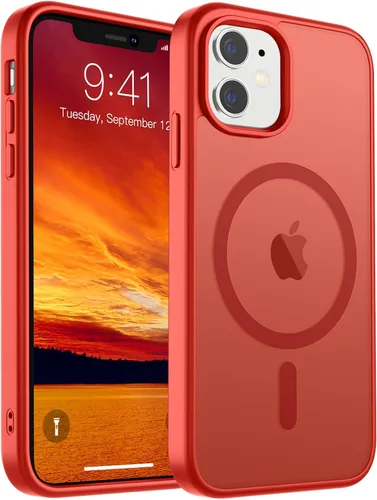 Vista 163 de SUPFINE Funda magnética para iPhone SE 2022 (3ª)/2020 (2ª), iPhone 8 (compatible con MagSafe) (protección contra caídas de grado militar), funda
