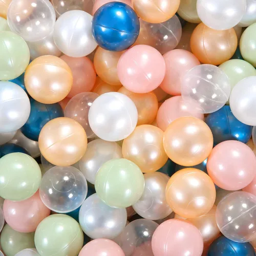 Vista 36 de STARBOLO Pelotas de Piscina de Pelotas para Niños Pequeños Paquete de 100 200 500 - Sin BPA y Ftalatos No Tóxicas A Prueba de Aplastamiento Pelotas