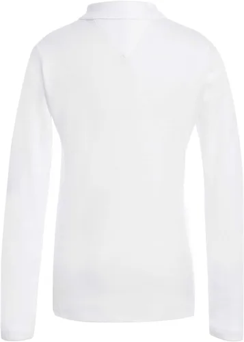 Vista 2 de Tommy Hilfiger Camisa polo de manga larga entrelazada para niñas