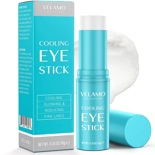 Vista 16 de VELAMO ADVANCED Retinol Eye Stick: bálsamo renovador y reafirmante debajo de los ojos para ojeras, hinchazón, líneas finas y arrugas, esenciales