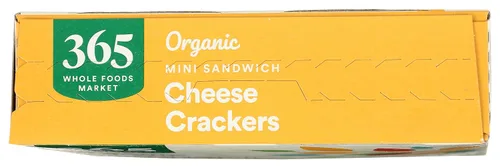 Vista 5 de 365 by Whole Foods Market, Galletas de mini sándwich de queso orgánico, 7.5 onzas
